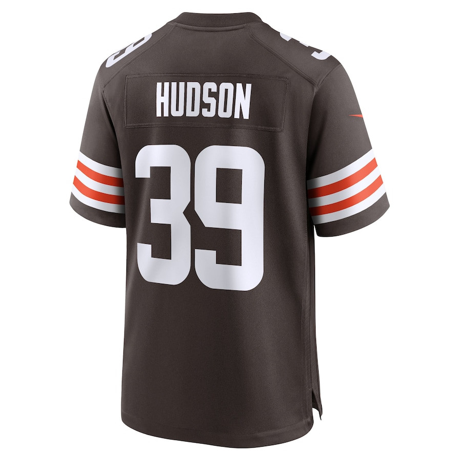 Khaleke Hudson 39 Cleveland Browns Team Game Men Jersey - Brown JS1956 nicesnker - Image 3