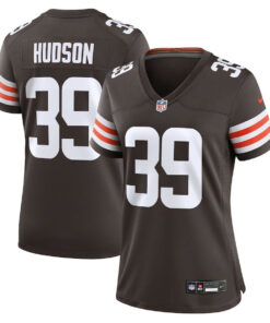 Khaleke Hudson 39 Cleveland Browns Women's Team Game Jersey - Brown JS9882 nicesnker