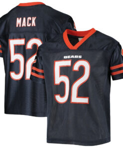 Khalil Mack 52 Chicago Bears YOUTH Team Jersey - Navy JS4550 nicesnker