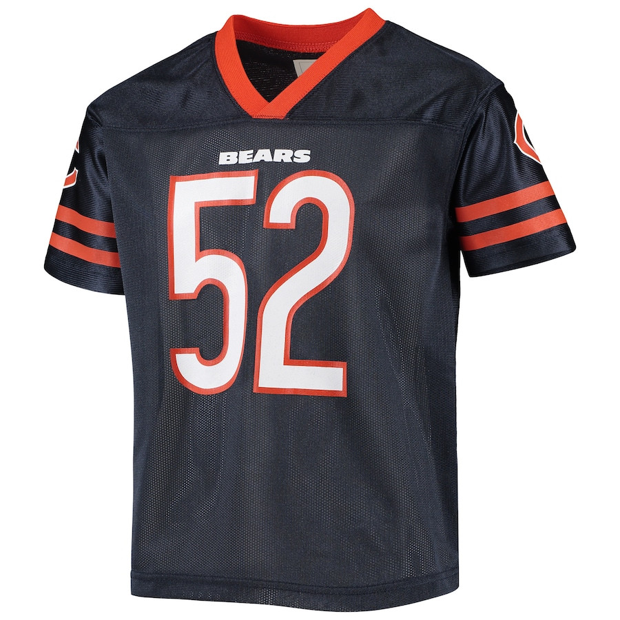 Khalil Mack 52 Chicago Bears YOUTH Team Jersey - Navy JS4550 nicesnker - Image 2