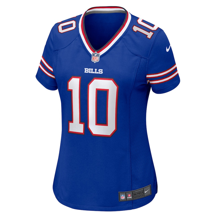 Khalil Shakir 10 Buffalo Bills Women Game Jersey - Royal JS4539 nicesnker - Image 2