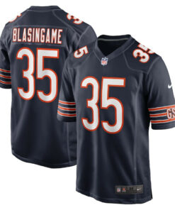 Khari Blasingame 35 Chicago Bears Game Men Jersey - Navy JS3107 nicesnker