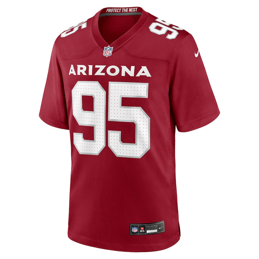 Khyiris Tonga 95 Arizona Cardinals Team Game Men Jersey - Cardinal JS9436 nicesnker - Image 2