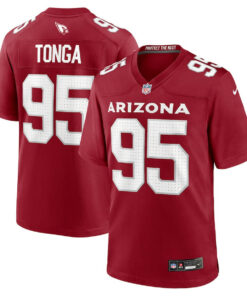 Khyiris Tonga 95 Arizona Cardinals Team Game Men Jersey - Cardinal JS9436 nicesnker