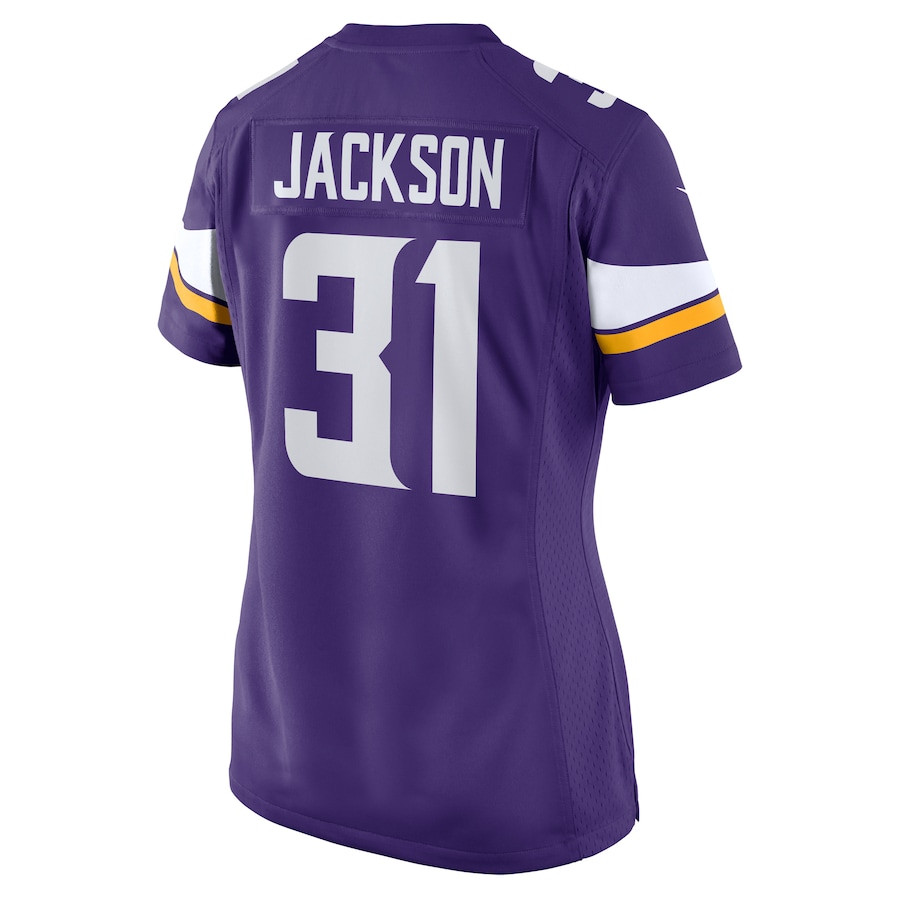 Khyree Jackson 31 Minnesota Vikings Women's Game Jersey - Purple JS1903 nicesnker - Image 3
