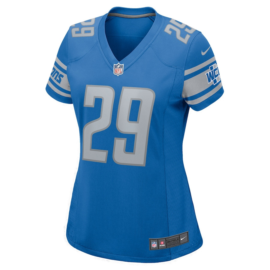 Kindle Vildor 29 Detroit Lions Game Women Jersey - Blue JS9361 nicesnker - Image 2
