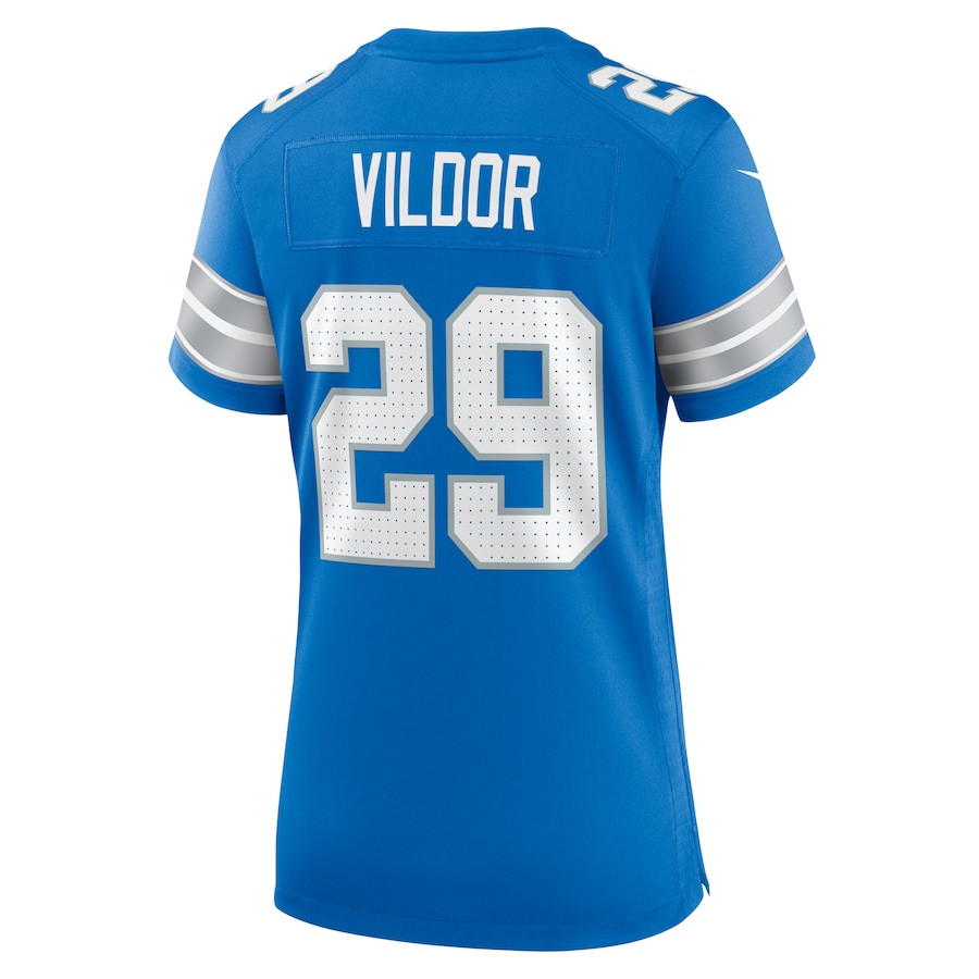 Kindle Vildor 29 Detroit Lions Women's Team Game Jersey - Blue JS7716 nicesnker - Image 3
