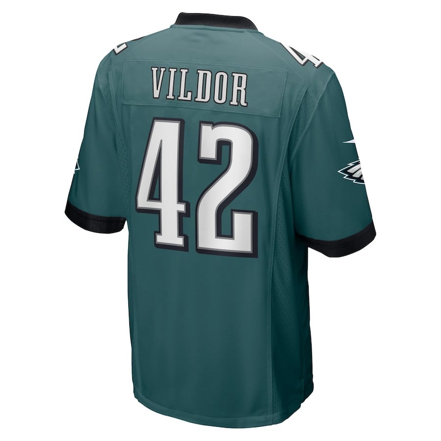 Kindle Vildor 42 Philadelphia Eagles Game Men Jersey - Midnight Green JS4443 nicesnker - Image 3