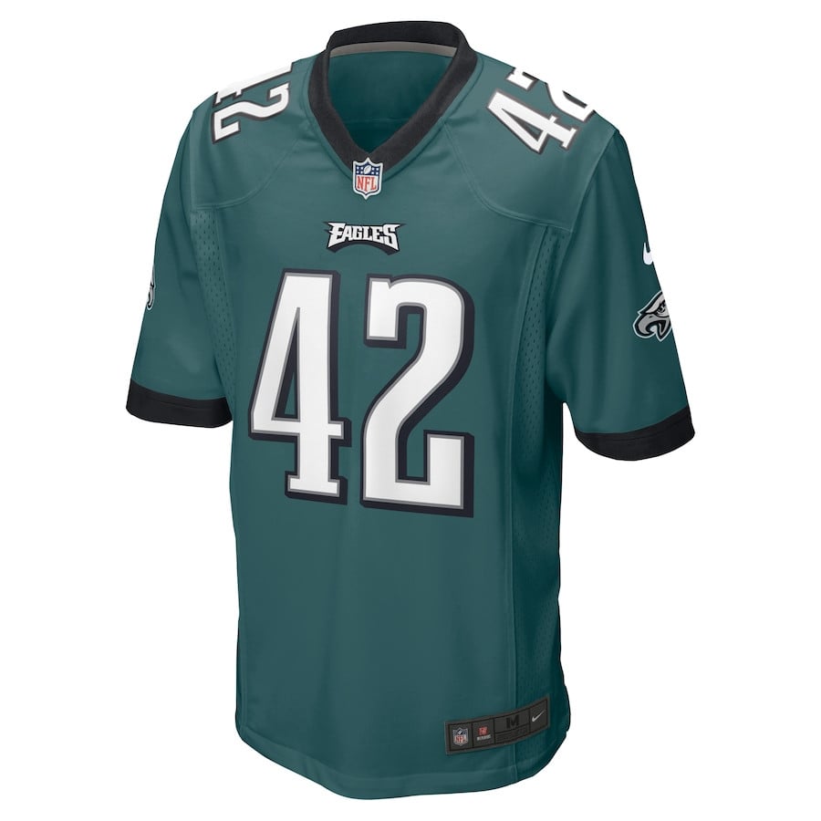Kindle Vildor 42 Philadelphia Eagles Game Men Jersey - Midnight Green JS4443 nicesnker - Image 2