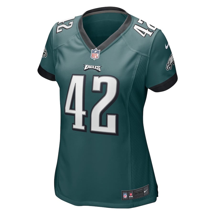 Kindle Vildor 42 Philadelphia Eagles Game Women Jersey - Midnight Green JS5363 nicesnker - Image 2