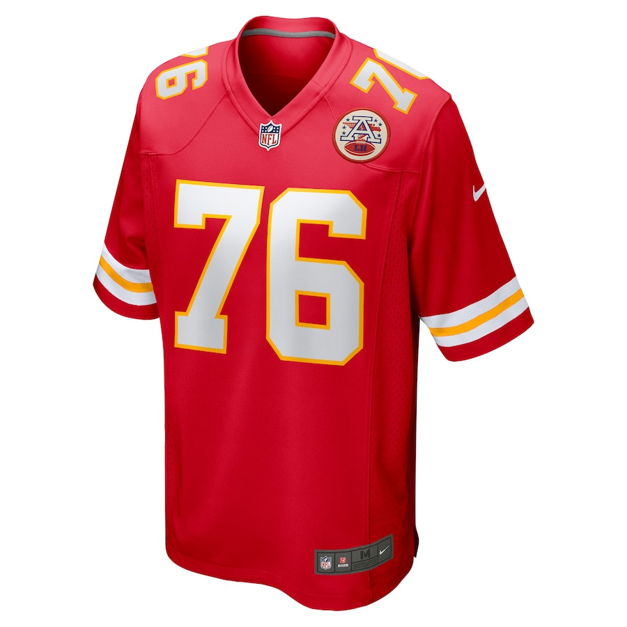 Kingsley Suamataia 76 Kansas City Chiefs Game Men Jersey - Red JS5882 nicesnker - Image 2