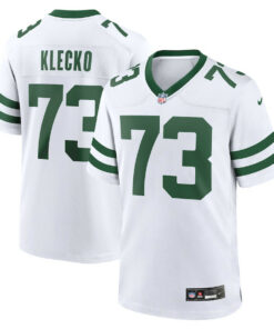Klecko White 73 New York Jets Game Jersey Retired Player - Men, Legacy White JS9210 nicesnker