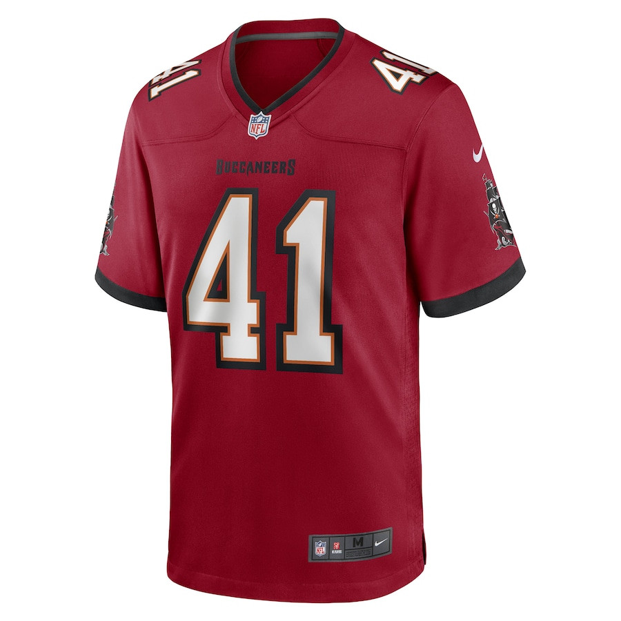 Ko Kieft 41 Tampa Bay Buccaneers Game Men Jersey - Red JS7269 nicesnker - Image 2