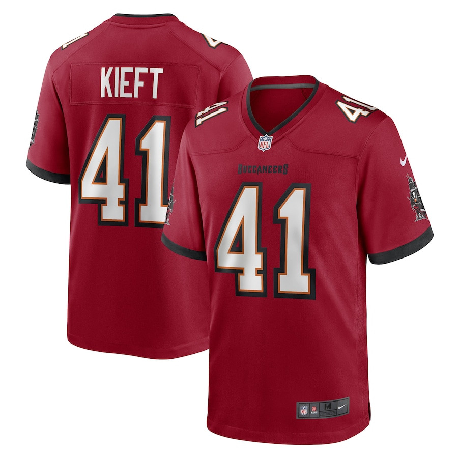 Ko Kieft 41 Tampa Bay Buccaneers Game Men Jersey - Red JS7269 nicesnker