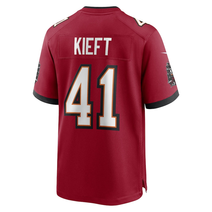 Ko Kieft 41 Tampa Bay Buccaneers Game Men Jersey - Red JS7269 nicesnker - Image 3