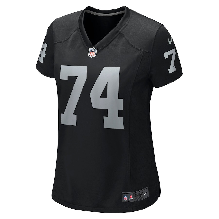 Kolton Miller 74 Las Vegas Raiders Women Game Jersey - Black JS8955 nicesnker - Image 2