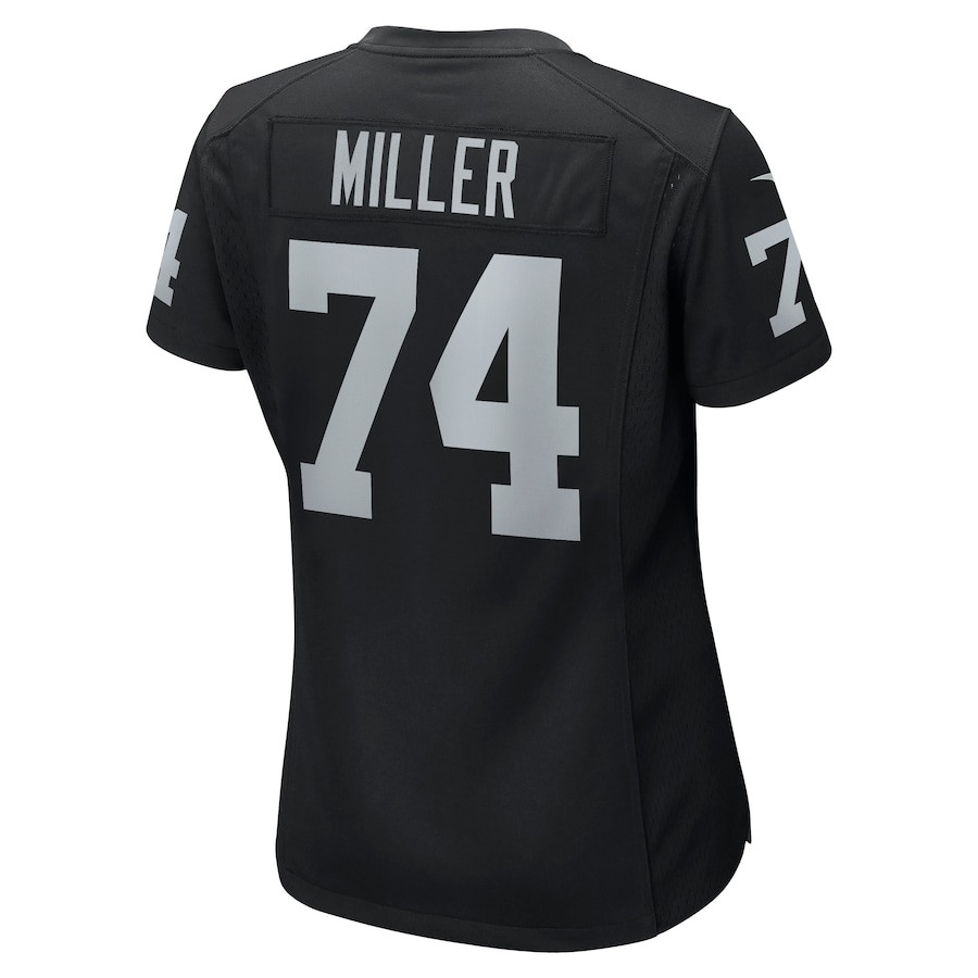 Kolton Miller 74 Las Vegas Raiders Women Game Jersey - Black JS8955 nicesnker - Image 3