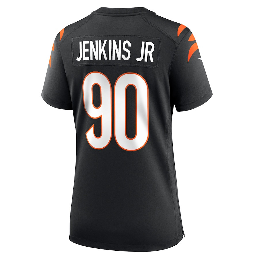 Kris Jenkins Jr. 90 Cincinnati Bengals Women's Game Jersey - Black JS7288 nicesnker - Image 3