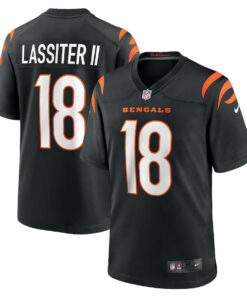 Kwamie Lassiter II 18 Cincinnati Bengals Team Game Men Jersey - Black JS2905 nicesnker