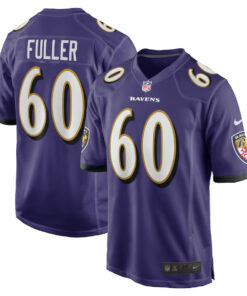 Kyle Fuller 60 Baltimore Ravens Team Game Men Jersey - Purple JS4193 nicesnker