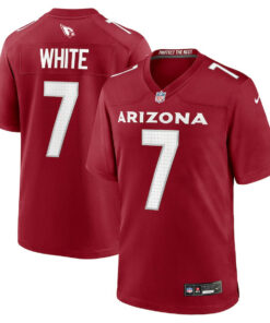 Kyzir White 7 Arizona Cardinals Team Game Men Jersey - Cardinal JS1444 nicesnker