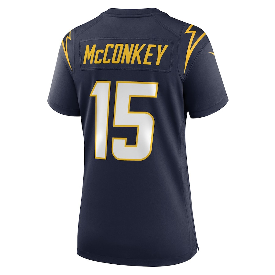 Ladd McConkey 15 Los Angeles Chargers Women's Alternate Game Jersey - Navy JS6128 nicesnker - Image 3