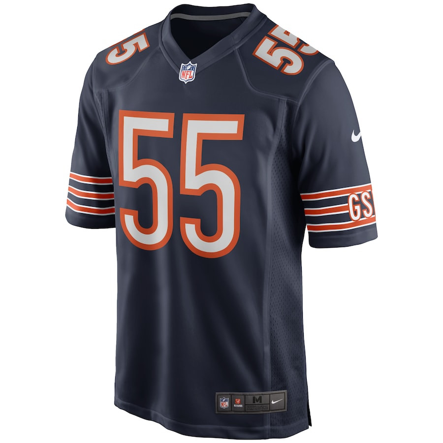 Lance Briggs 55 Chicago Bears Men Game Retired Jersey - Navy JS2975 nicesnker - Image 2