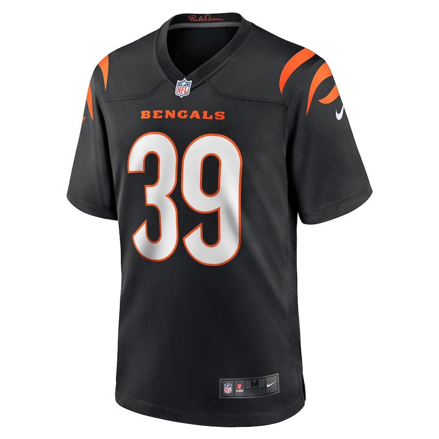 Lance Robinson 39 Cincinnati Bengals Game Men Jersey - Black JS7316 nicesnker - Image 2