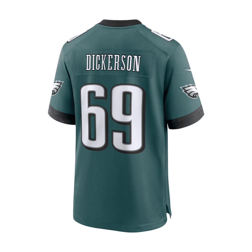 Landon Dickerson 69 Philadelphia Eagles 2025 Pro Bowl Patch Game Men Jersey - Midnight Green JS8713 nicesnker - Image 3