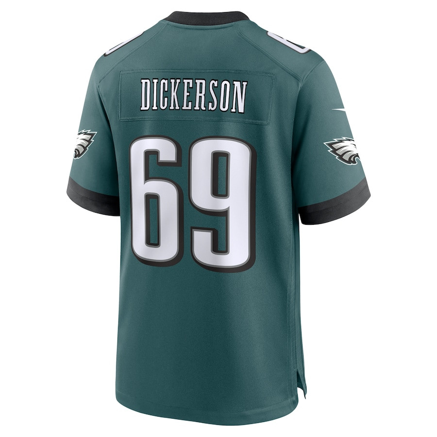 Landon Dickerson 69 Philadelphia Eagles Team Game Men Jersey - Midnight Green JS2450 nicesnker - Image 3