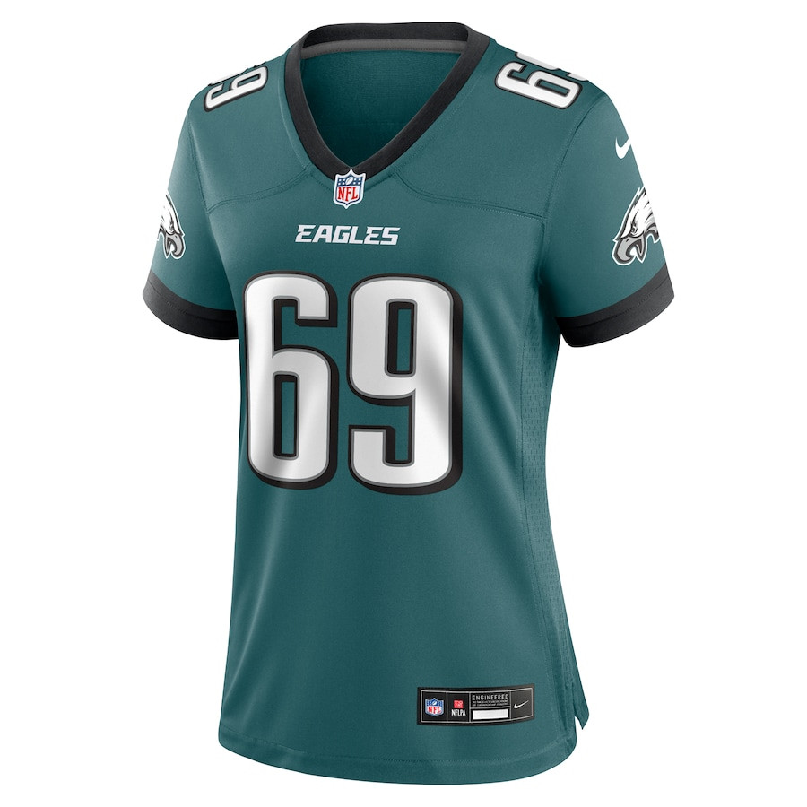 Landon Dickerson 69 Philadelphia Eagles Women's Team Game Jersey - Midnight Green JS1200 nicesnker - Image 2