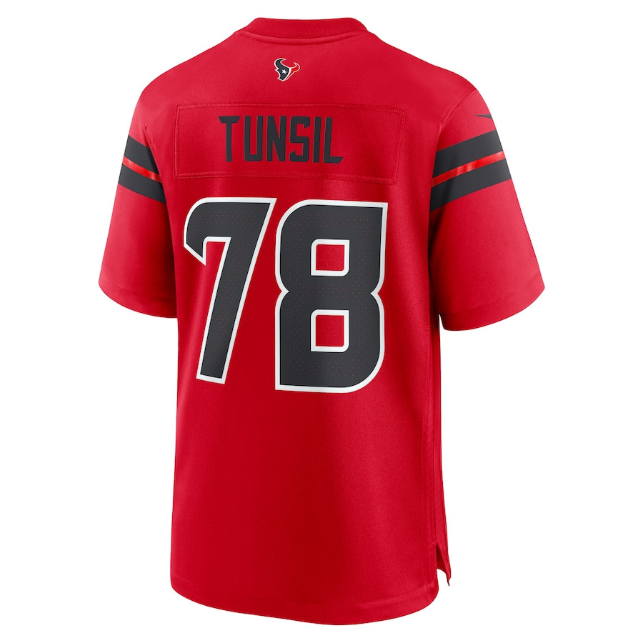 Laremy Tunsil 78 Houston Texans Alternate Game Men Jersey - Red JS2485 nicesnker - Image 3