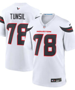 Laremy Tunsil 78 Houston Texans Game Men Jersey - White JS8839 nicesnker