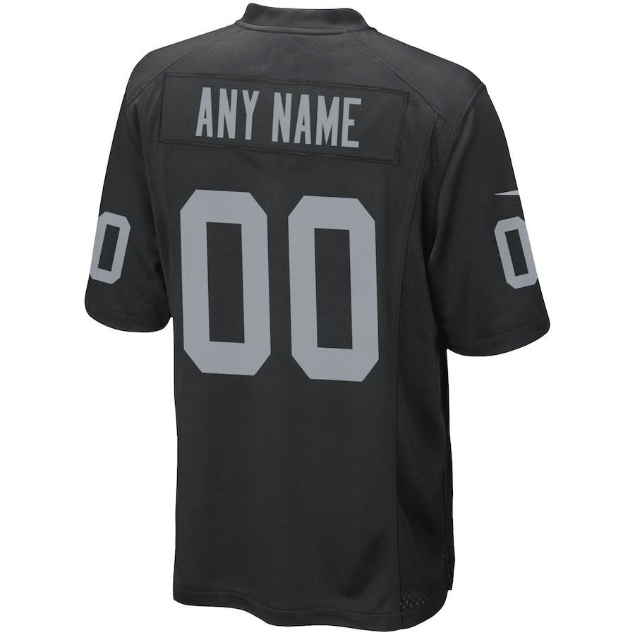 Las Vegas Raiders Men Custom Game Jersey - Black JS9214 nicesnker - Image 3