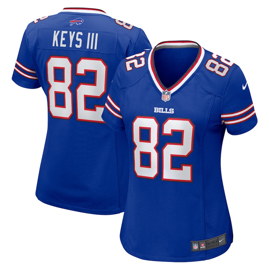 Lawrence Keys III 82 Buffalo Bills Women's Game Jersey - Royal JS1317 nicesnker