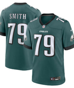 Lecitus Smith 79 Philadelphia Eagles Game Men Jersey - Midnight Green JS1687 nicesnker