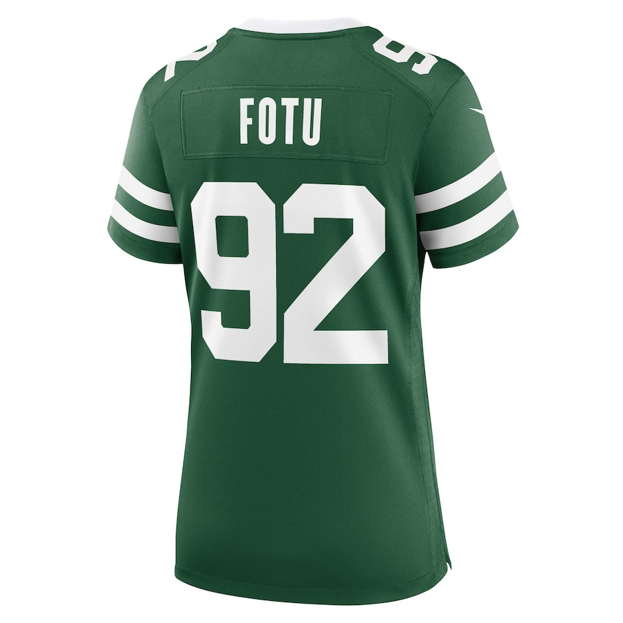 Leki Fotu 92 New York Jets Women's Team Game Jersey - Legacy Green JS6918 nicesnker - Image 3