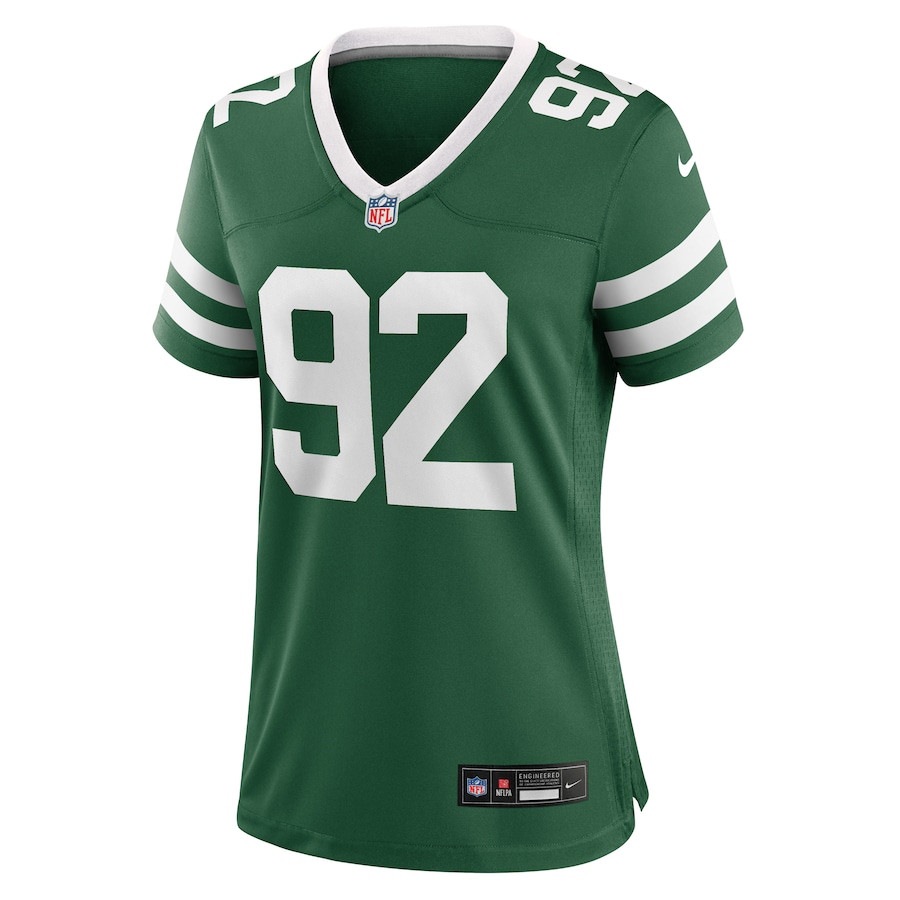 Leki Fotu 92 New York Jets Women's Team Game Jersey - Legacy Green JS6918 nicesnker - Image 2