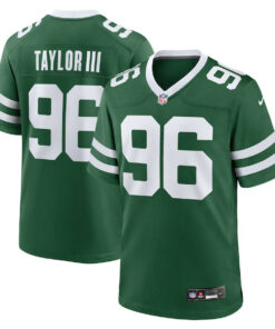 Leonard Taylor III 96 New York Jets Team Game Men Jersey - Legacy Green JS7545 nicesnker