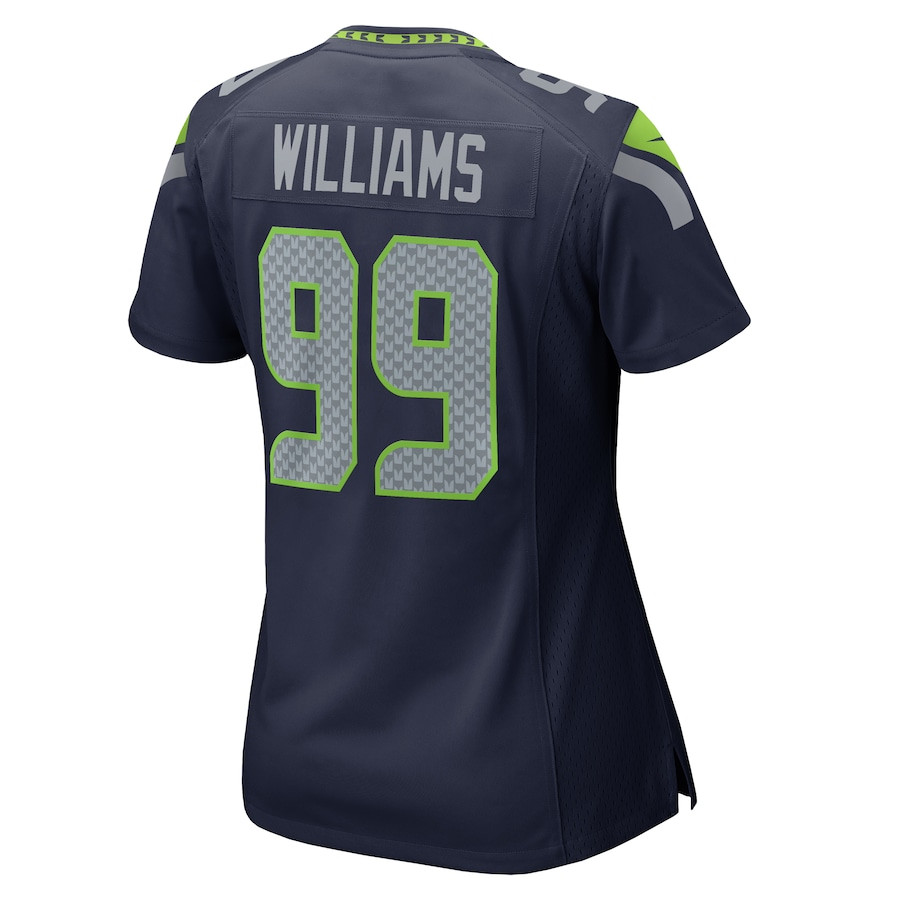 Leonard Williams 99 Seattle Seahawks Game Women Jersey - College Navy JS1659 nicesnker - Image 3