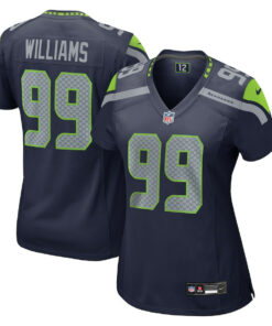 Leonard Williams 99 Seattle Seahawks Game Women Jersey - College Navy JS1659 nicesnker