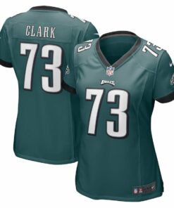 Le'Raven Clark 73 Philadelphia Eagles Game Women Jersey - Midnight Green JS7421 nicesnker