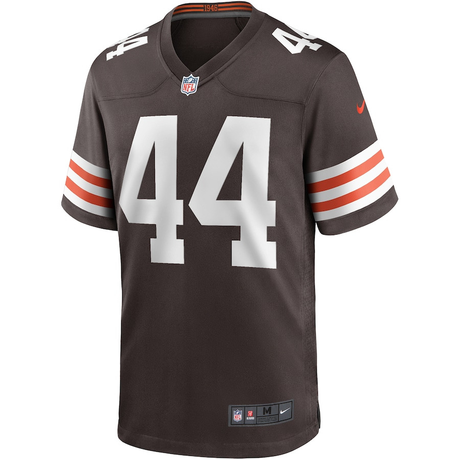 Leroy Kelly 44 Cleveland Browns Men Game Retired Jersey - Brown JS9788 nicesnker - Image 2