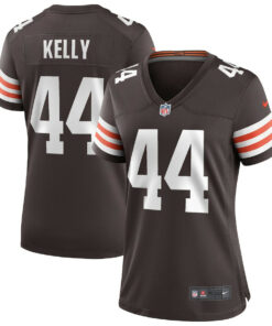 Leroy Kelly 44 Cleveland Browns Women Game Retired Jersey - Brown JS8831 nicesnker