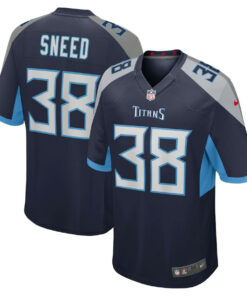 L'Jarius Sneed 38 Tennessee Titans Team Game Men Jersey - Navy JS4529 nicesnker