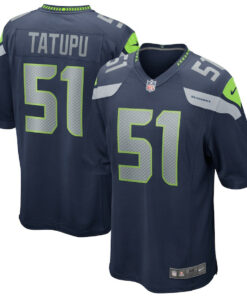 Lofa Tatupu 51 Seattle Seahawks Men Game Retired Jersey - College Navy JS7325 nicesnker