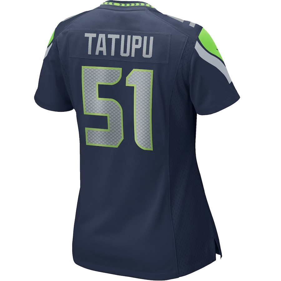 Lofa Tatupu 51 Seattle Seahawks Women Game Retired Jersey - College Navy JS9669 nicesnker - Image 3