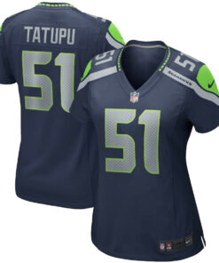 Lofa Tatupu 51 Seattle Seahawks Women Game Retired Jersey - College Navy JS9669 nicesnker