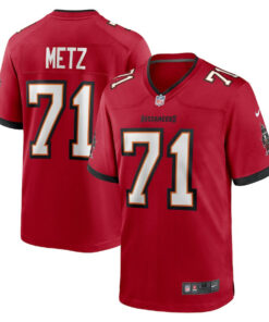 Lorenz Metz 71 Tampa Bay Buccaneers Game Men Jersey - Red JS3825 nicesnker