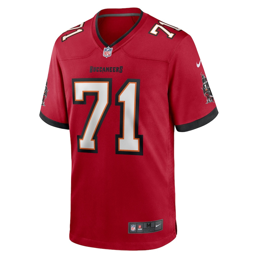 Lorenz Metz 71 Tampa Bay Buccaneers Game Men Jersey - Red JS3825 nicesnker - Image 2